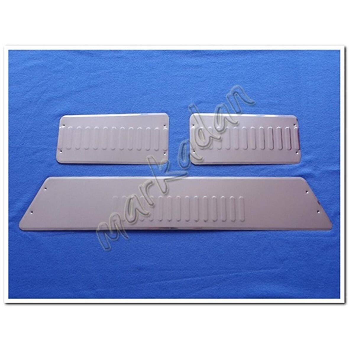 VW T6 Transporter Krom Kapı Eşiği 2015 Sonrası 3 Parça Paslanmaz Çelik