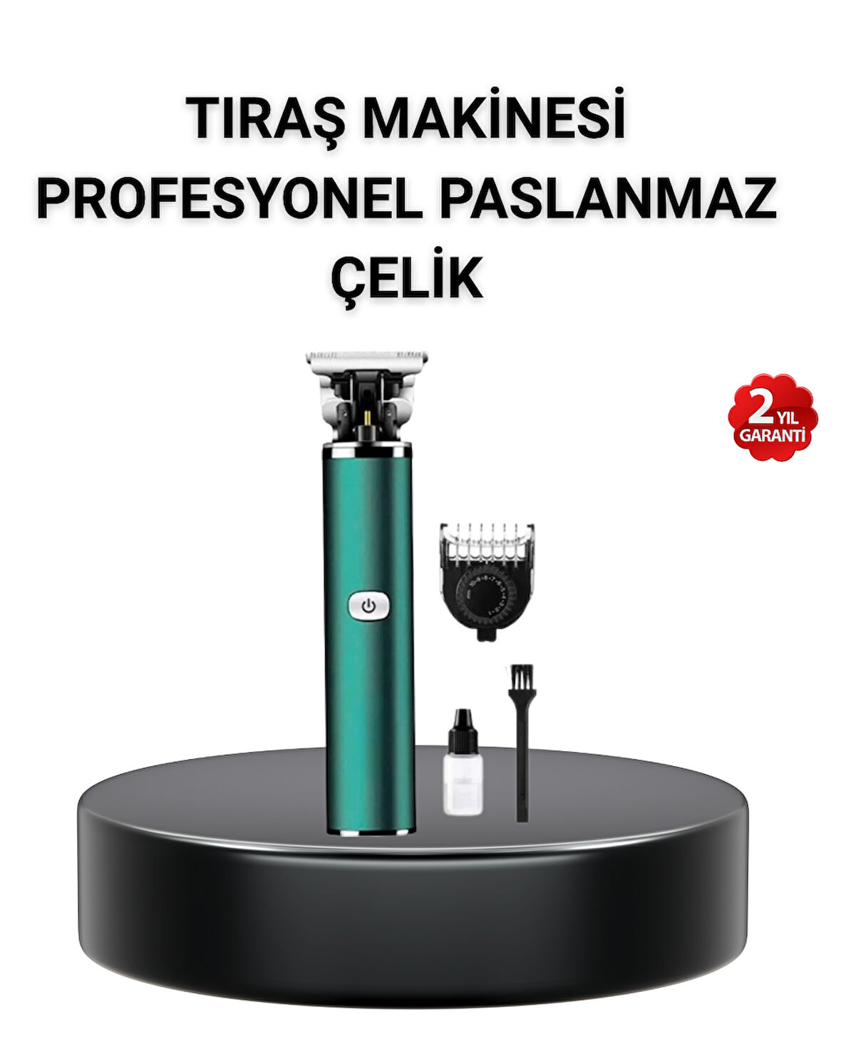 180 Dakika Kullanım Süreli Şarjlı Tıraş Makinesi – Hızlı Şarj USB Girişl