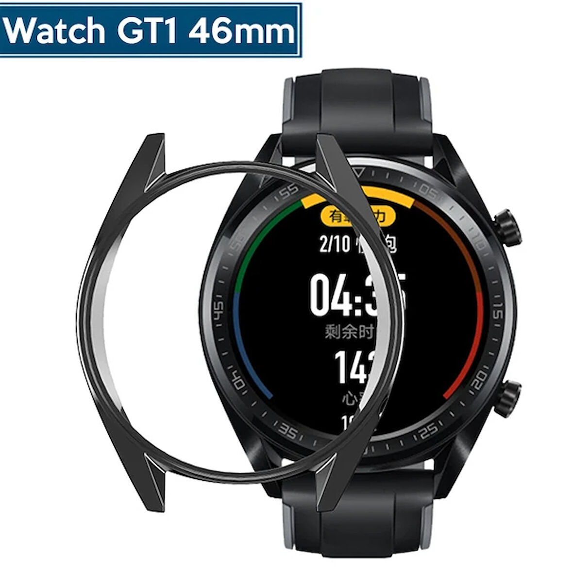 HUAWEİ Watch GT1 46mm Bumper Koruyucu Silikon Kılıf-(5775)