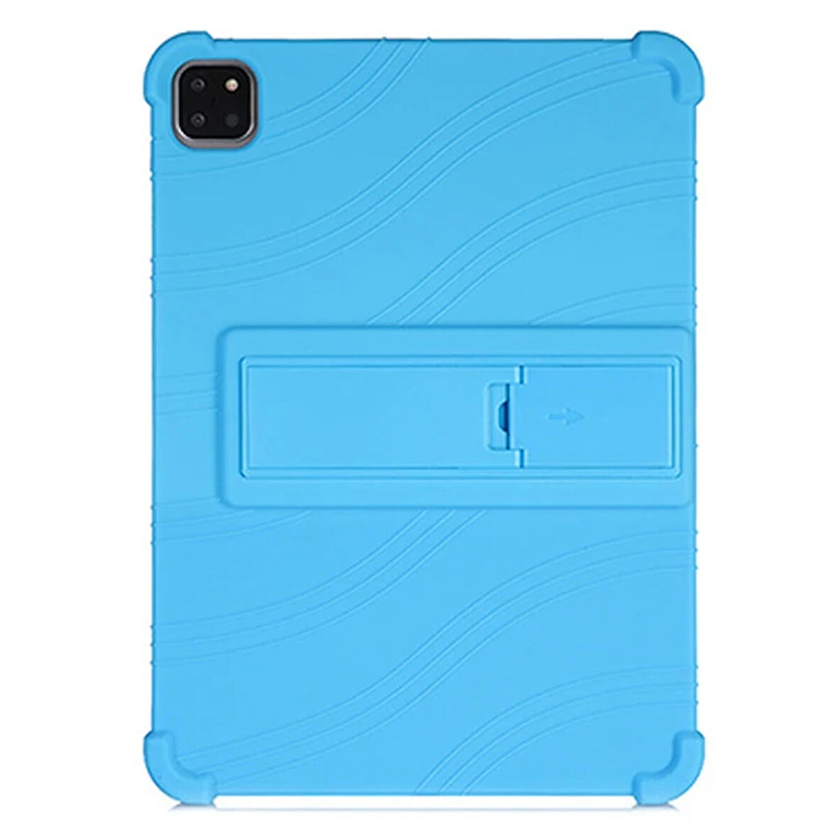 ALLY iPad Air 10.9 İnç Standlı Silikon Kılıf 20202022-(5775)