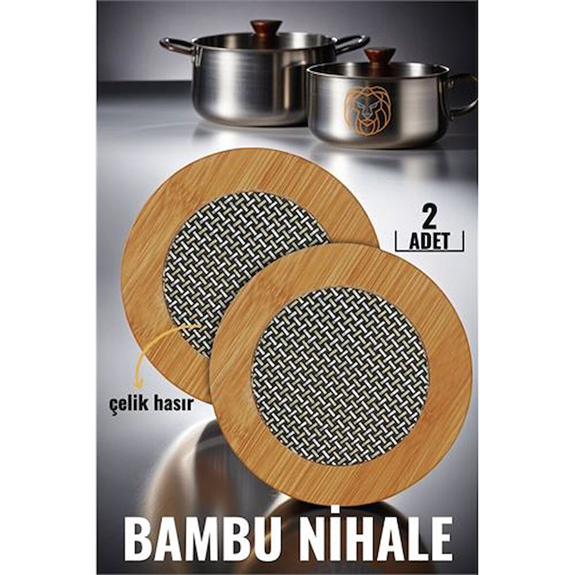 HSNET 2 li Bambu Çelik Telli Nihale Falper Design