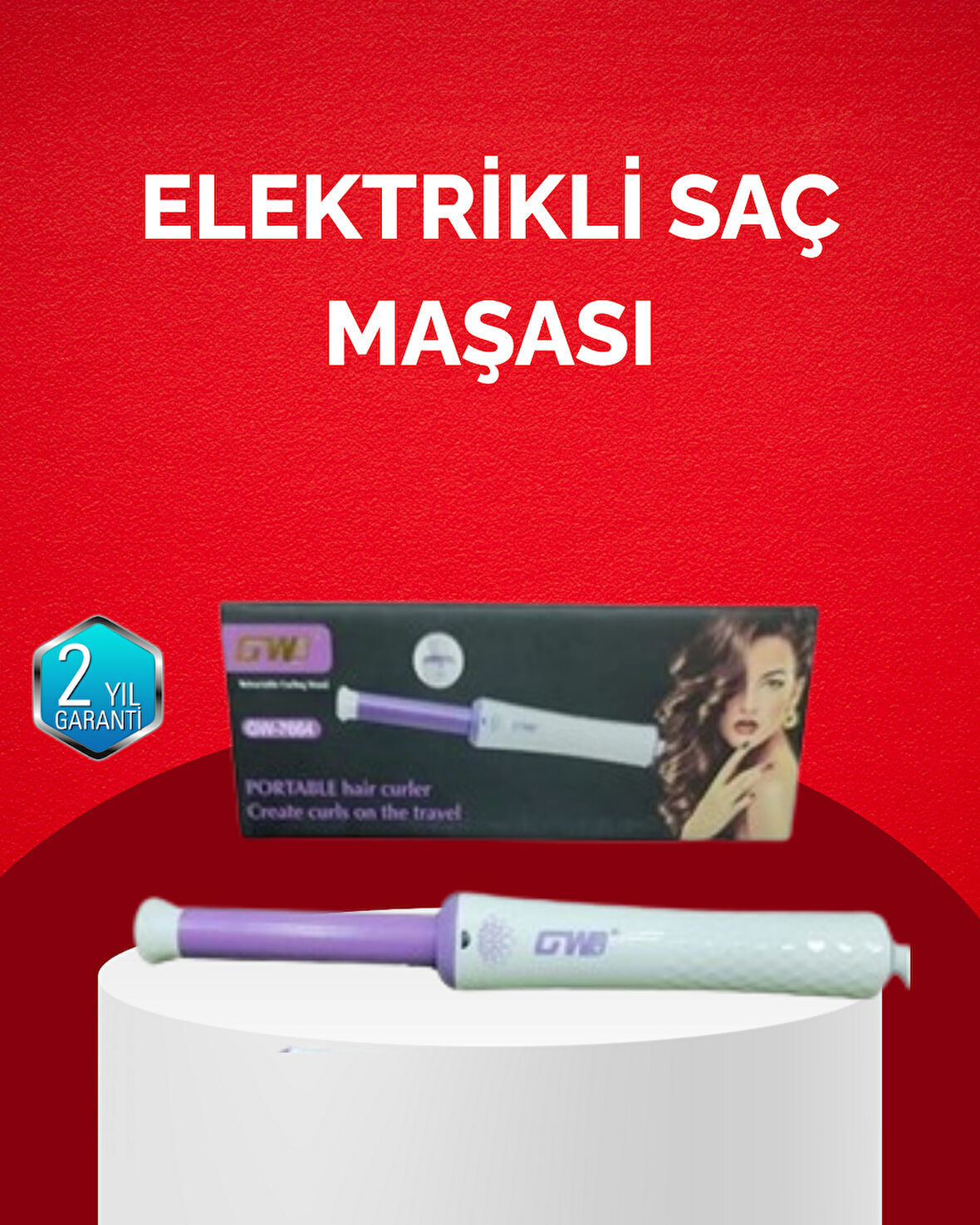 Elektriklenme Önleyici Saç Şekillendirici – Seramik Kaplama Maşa
