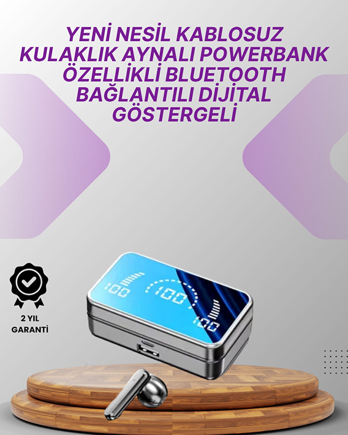 S20 Kablosuz Kulaklık – 360° Surround Stereo Ses Sistemi ile Derin Ses Deneyimi