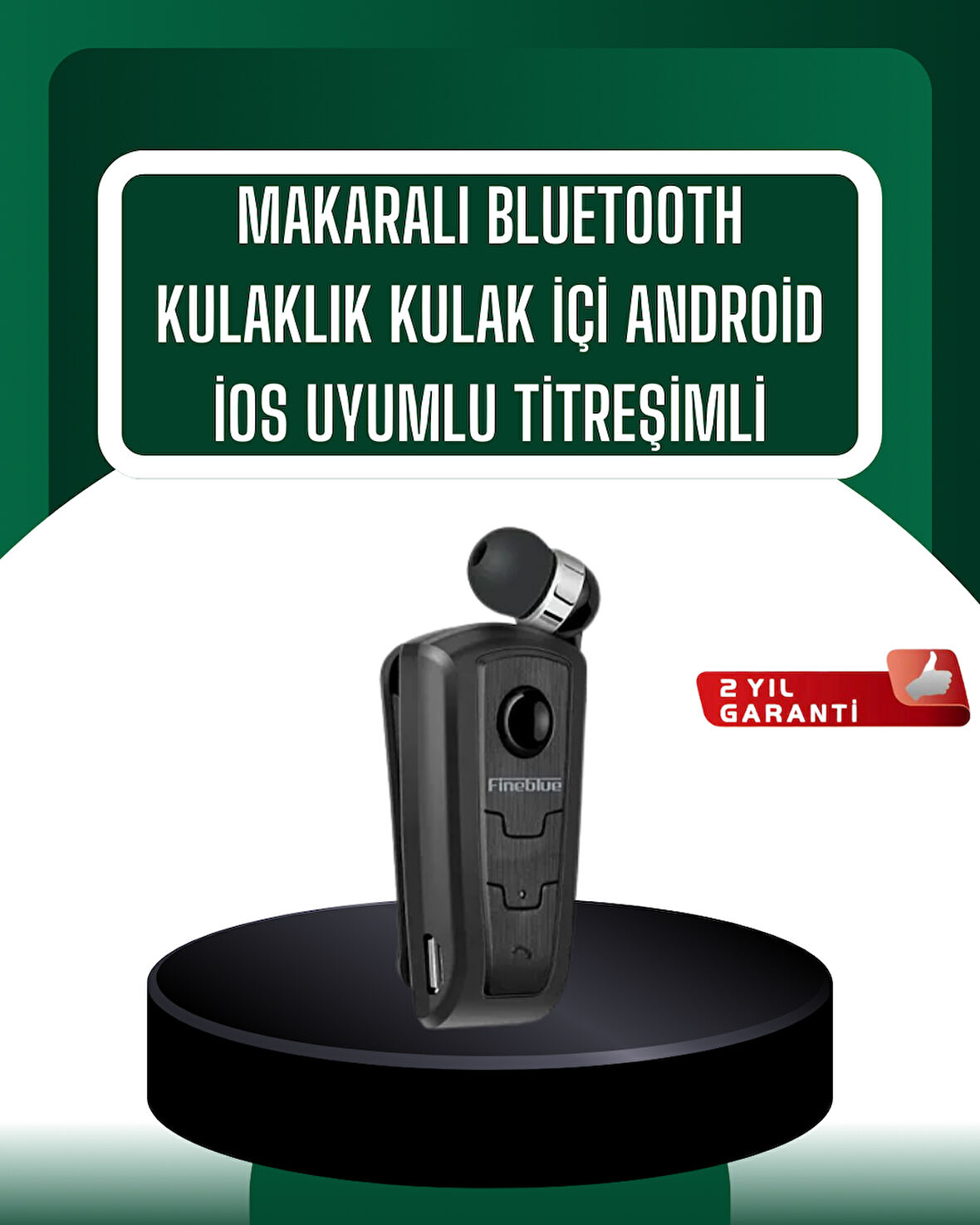 Titreşimli Bluetooth Kulaklık Fineblue F910 Uzun Pil Ömrü
