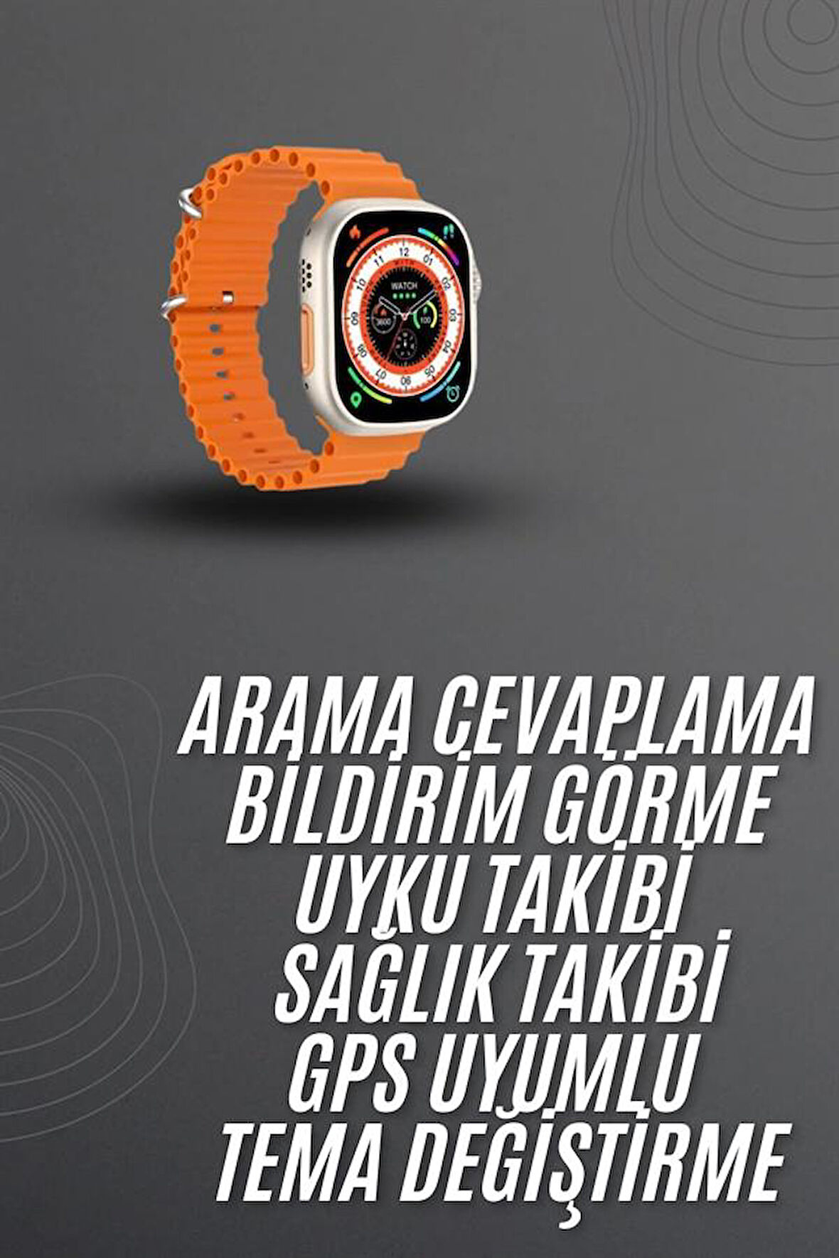 Akıllı Saat Arama Cevaplayan Bildirim Görme Yeni Nesil Bluetooth Bağlantılı