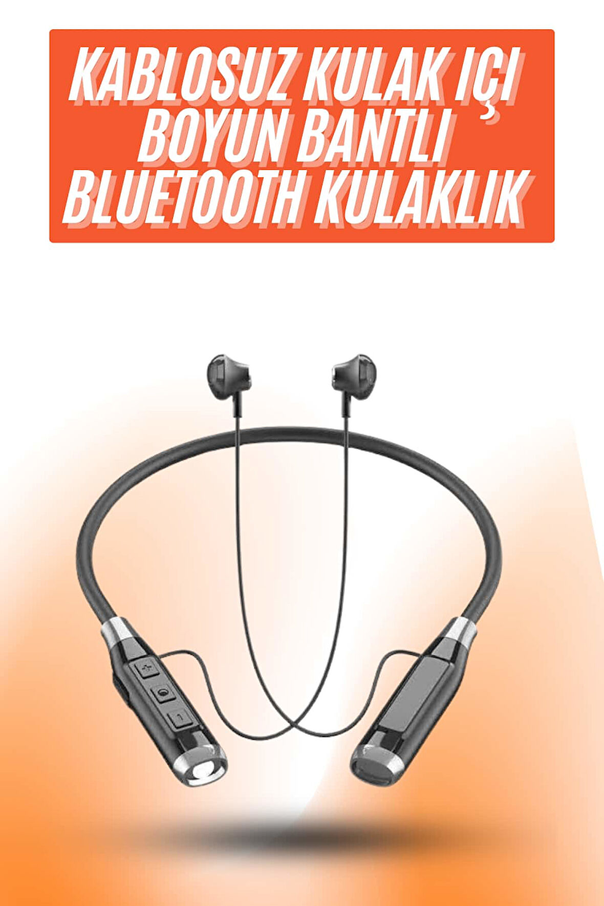 Yeni Nesil Silikonlu Kulak İçi Kablosuz Kesintisiz Bluetooth Kulaklık Kablolu