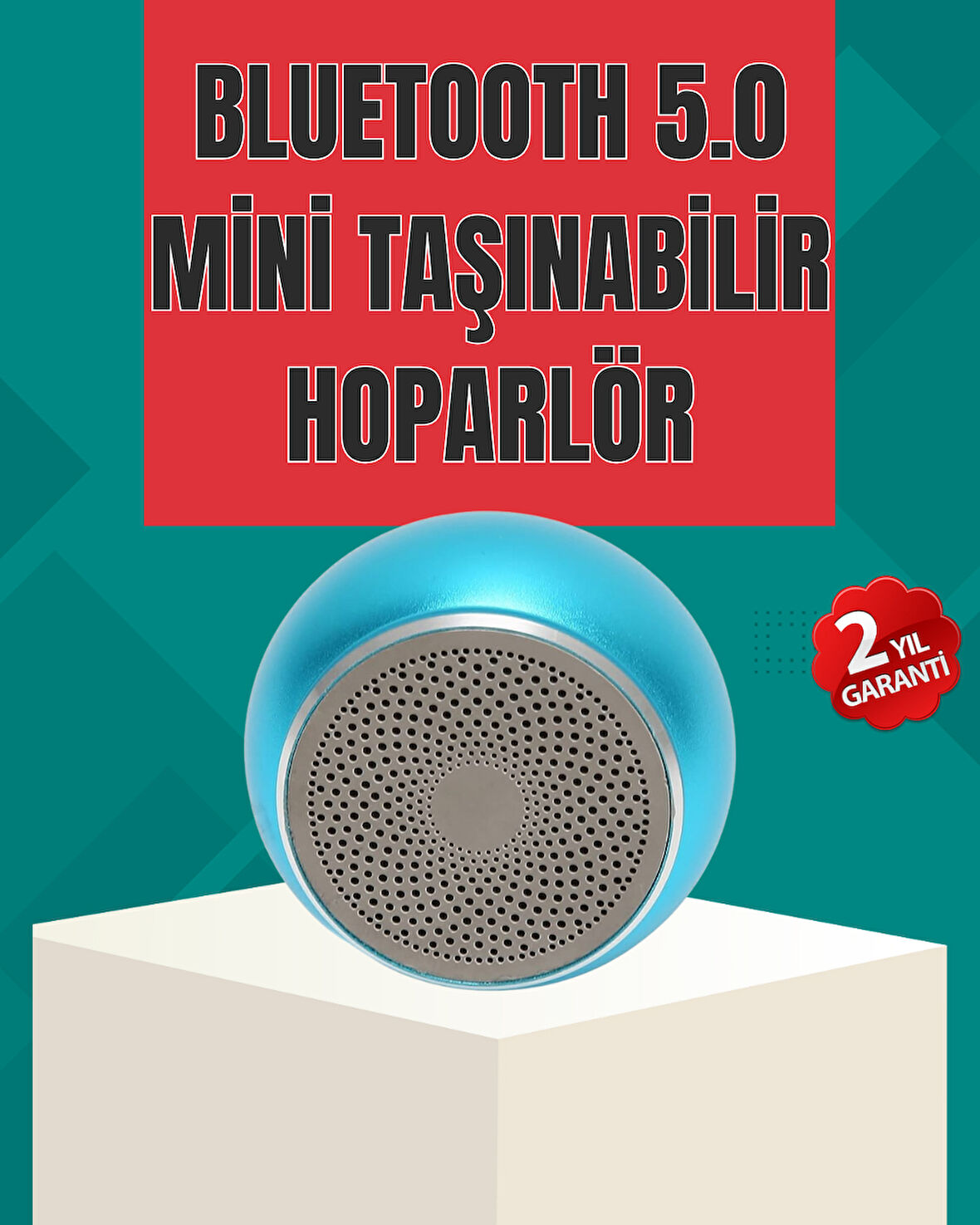 Taşınabilir Bluetooth Hoparlör | Eller Serbest Arama Özellikli