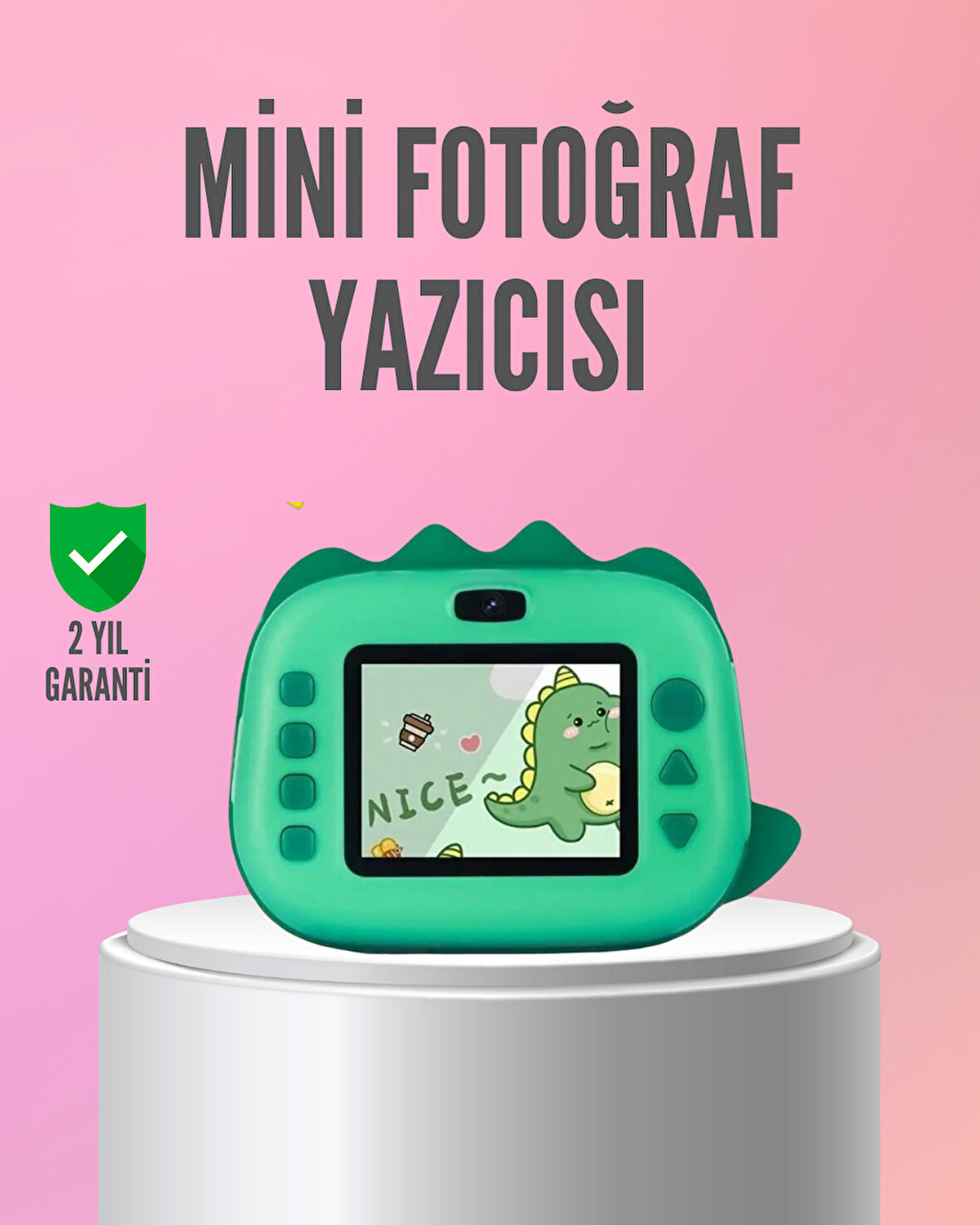 Anında Baskı Özellikli GCH62 Çift Lensli Dijital Kamera