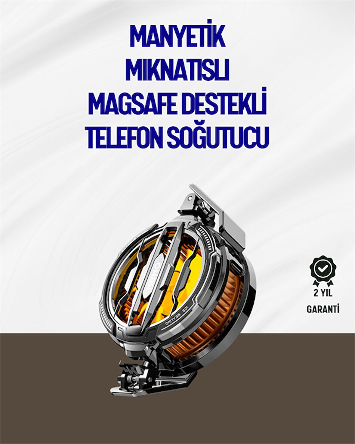 Mıknatıslı ve Aparatlı Montajlı Soğutucu Fan | Her Cihaza Uyumlu | LED Göster