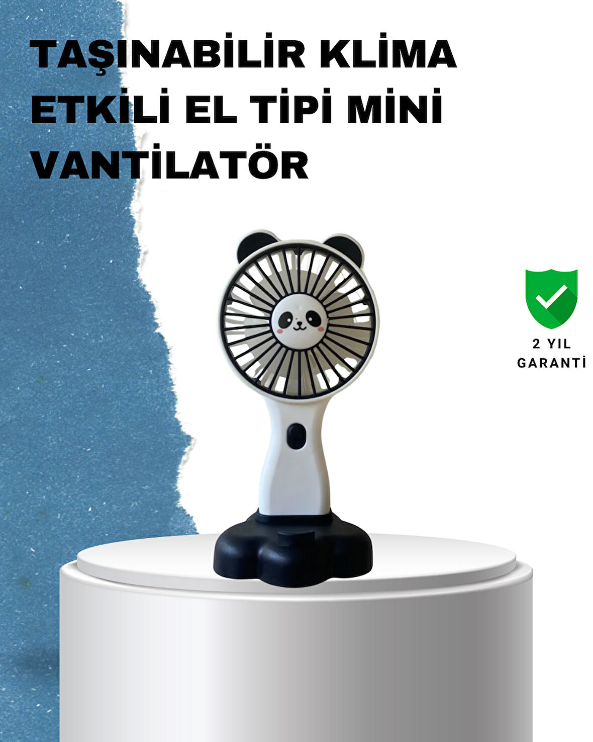 Şarj Edilebilir Taşınabilir Mini Vantilatör – USB Uyumlu