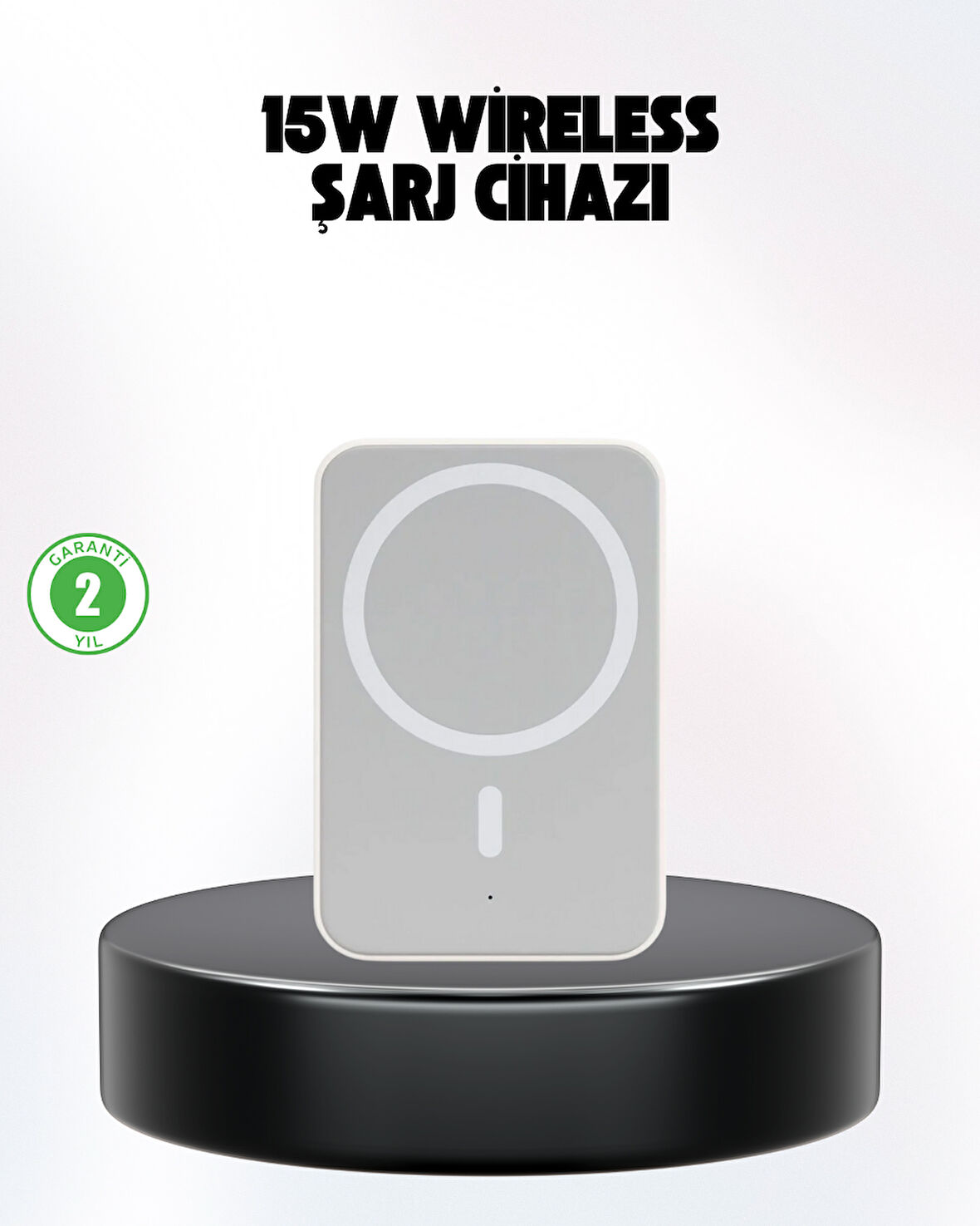 iPhone Serileri ile Uyumlu MagSafe Manyetik Araç Telefon Tutucu ve Şarj Cihazı