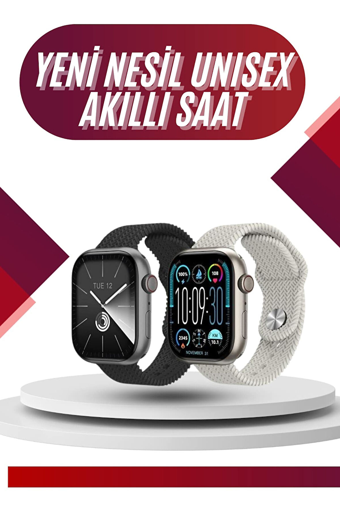 Akıllı saat 2.02 inch Nabız Ölçer Arama Konuşma Müzik Dinleme