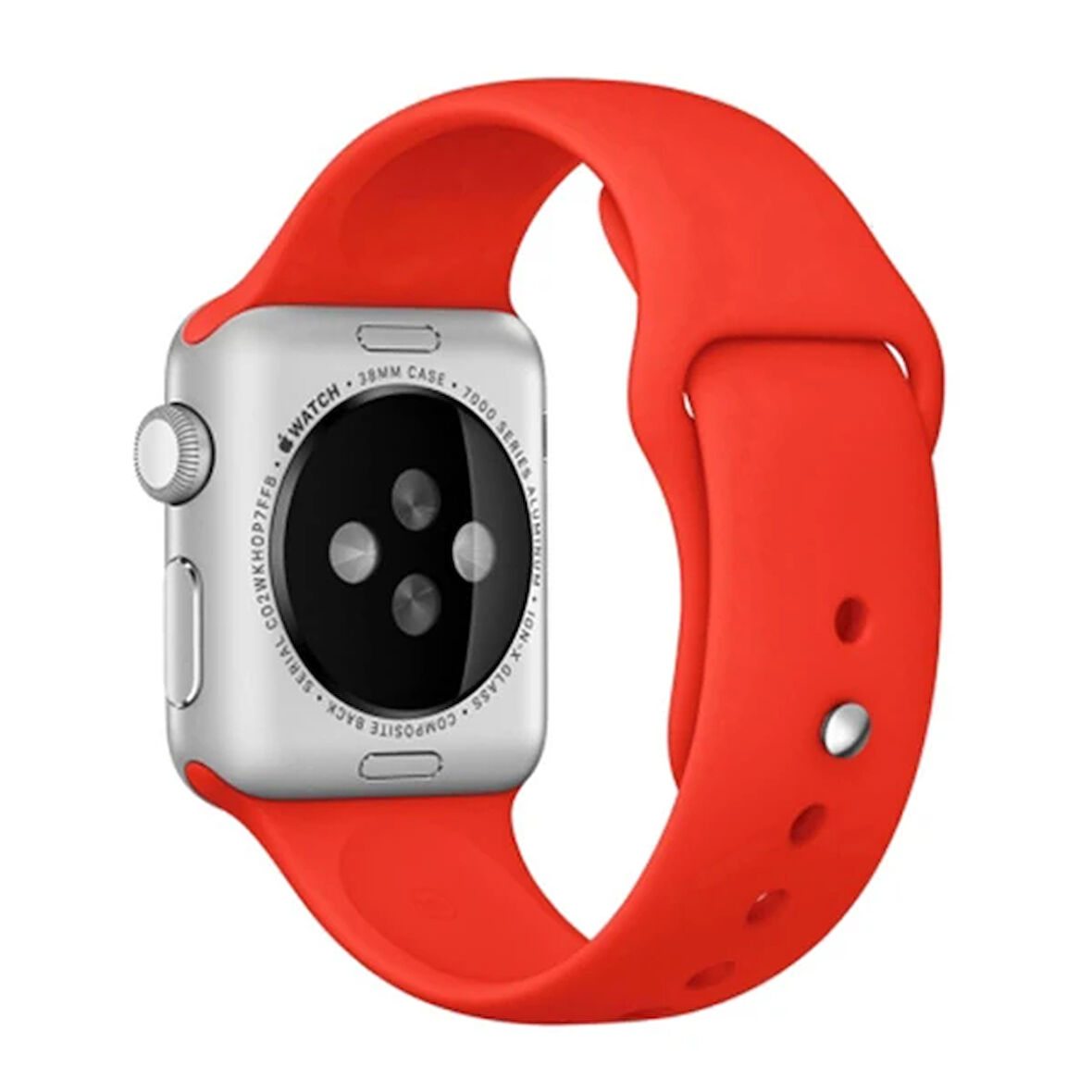 Ally Apple Watch 7-8 41mm 6-5-4- 40mm Silikon Kordon Kayış 3-2-1 38mm-(5775)