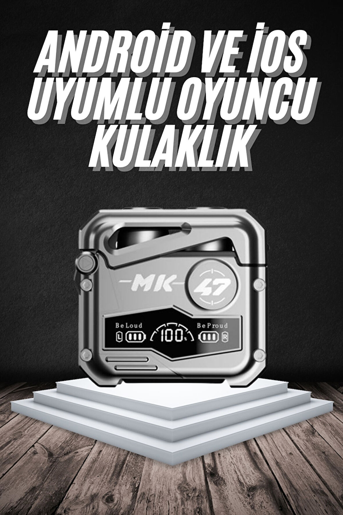 Bluetooth Kulaklık Dokunmatik Kontrol Tws kablosuz kulaklık Hi-fi Stereo