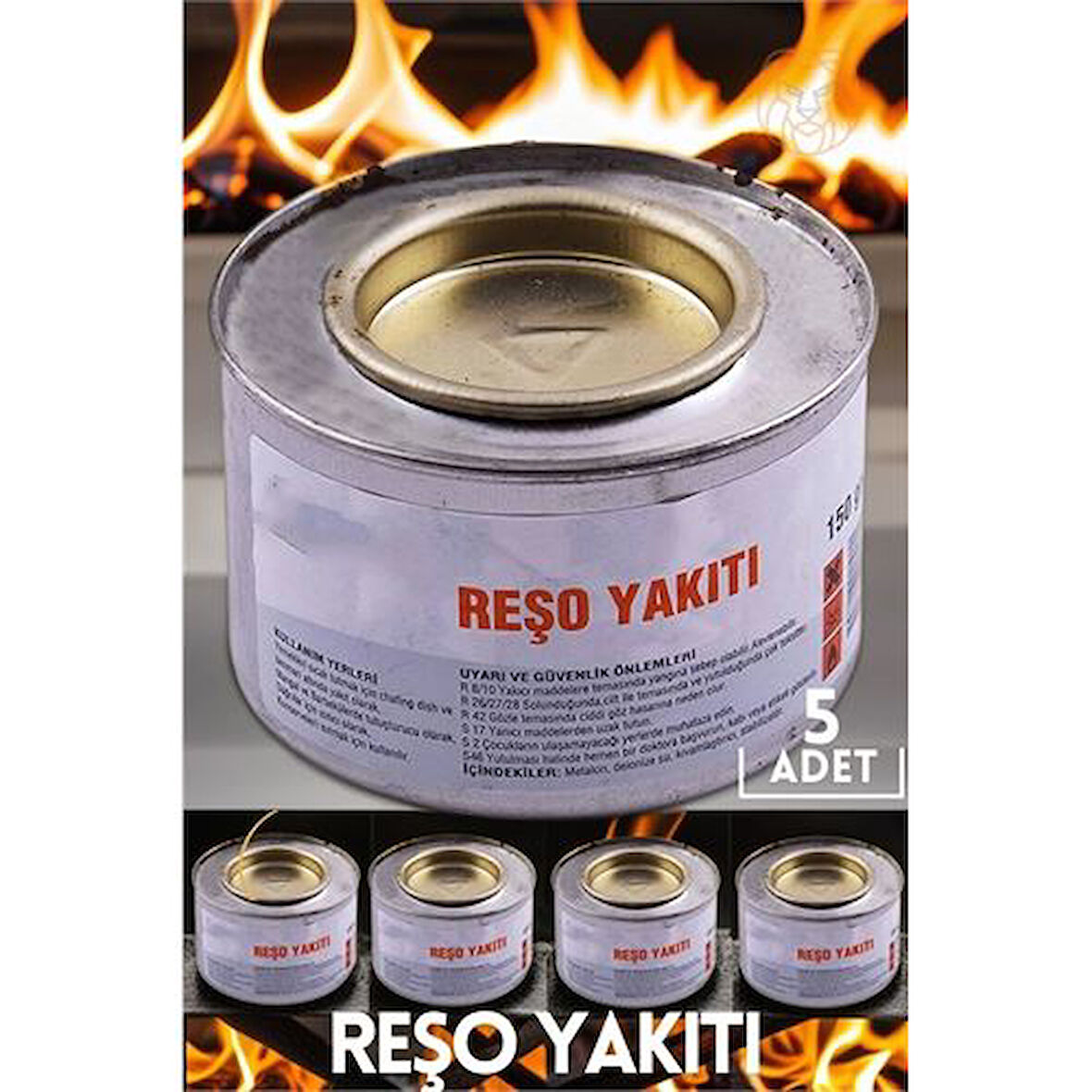 HSNET 5 li Yedek Reşo Jel Yakıtı