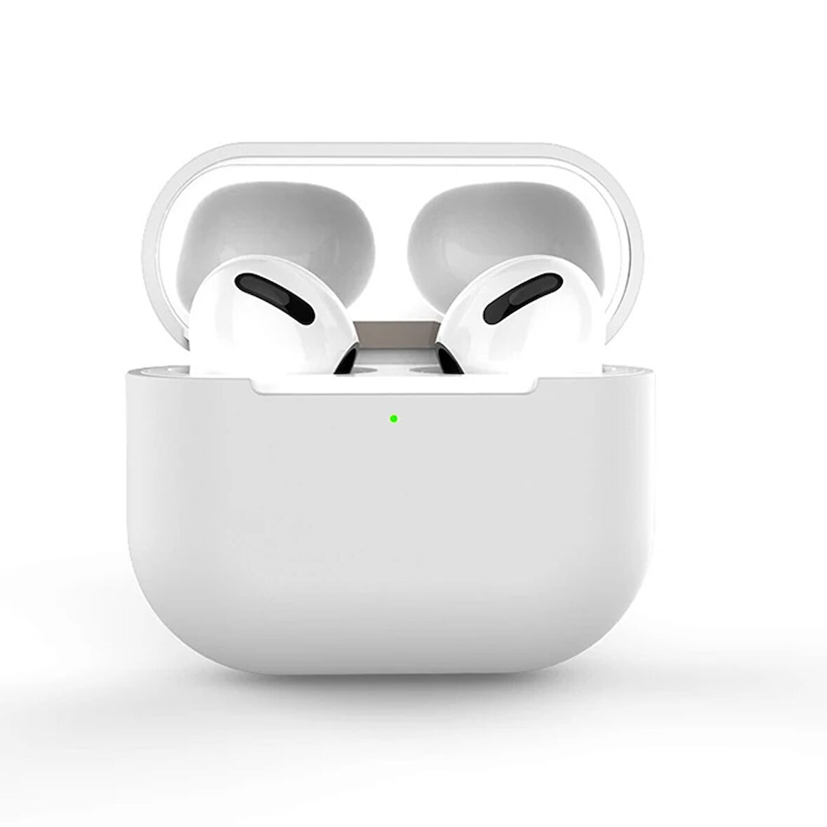 Ally Apple Airpods 3 için Ultra İnce Koruma Silikon Kulaklık Kılıfı-(5775)
