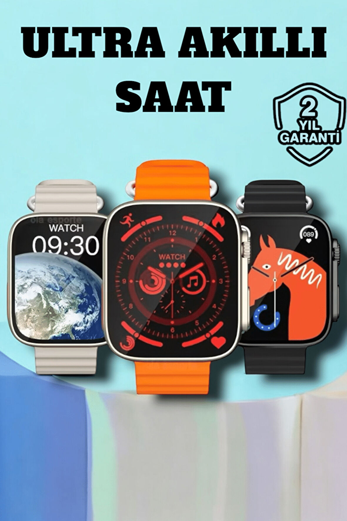 Adımsayar Uyku Takibi ve Spor Kalori Hesaplama Akıllı Saat