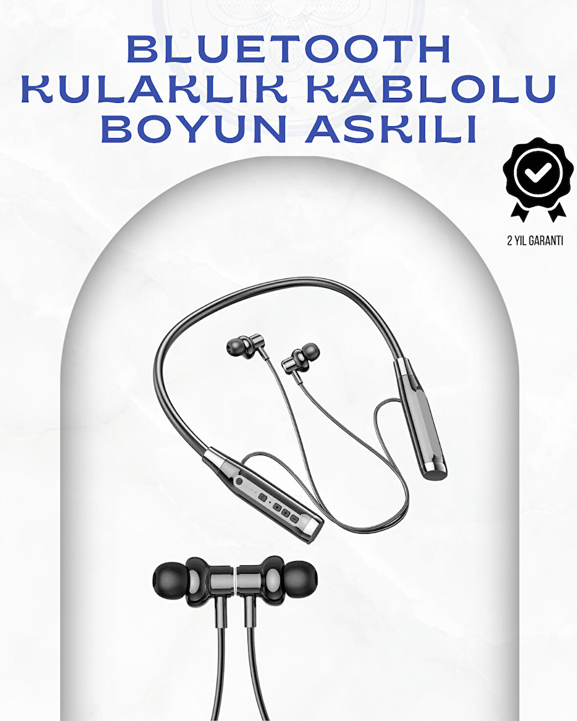 Boyun Askılı Kablosuz Kulaklık – 120 Saat Kesintisiz Müzik Keyfi