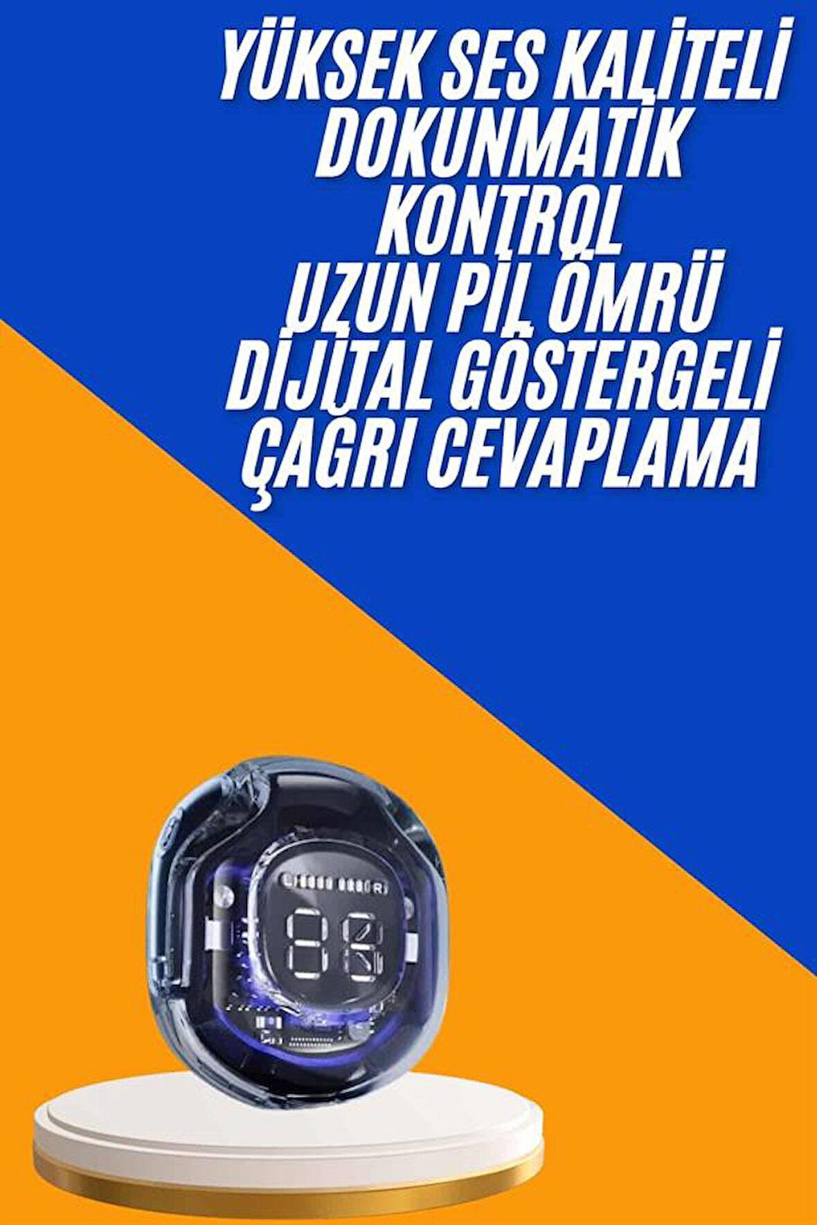 Kulak İçi Bluetooth Kulaklık ANC ENC Özellikli Şarj Göstergeli Kablosuz Kulakl