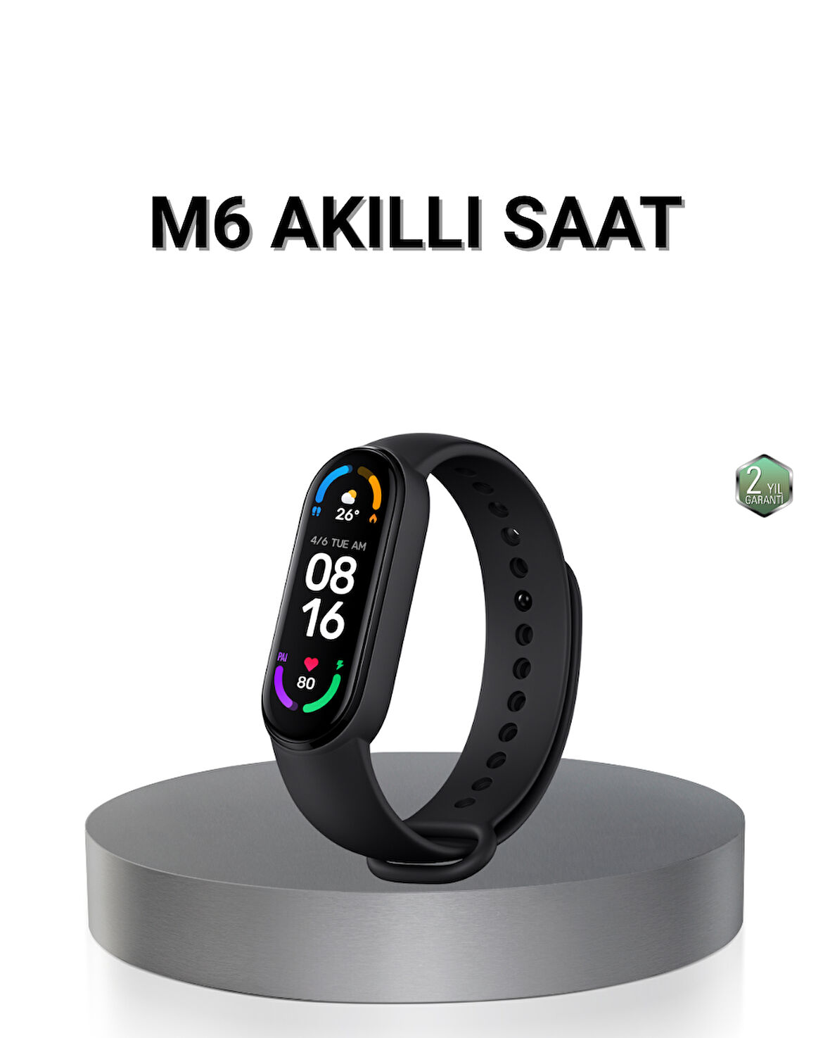 Akıllı Bileklik – Kalp Atış Uyku ve Adım Takibi IP67 Su Geçirmez