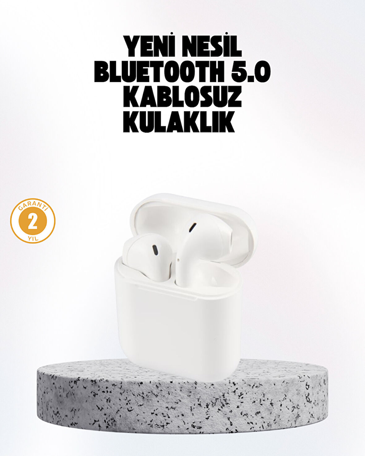 Hızlı Şarj Destekli 2. Nesil Bluetooth 5.0 Ergonomik Kulaklık