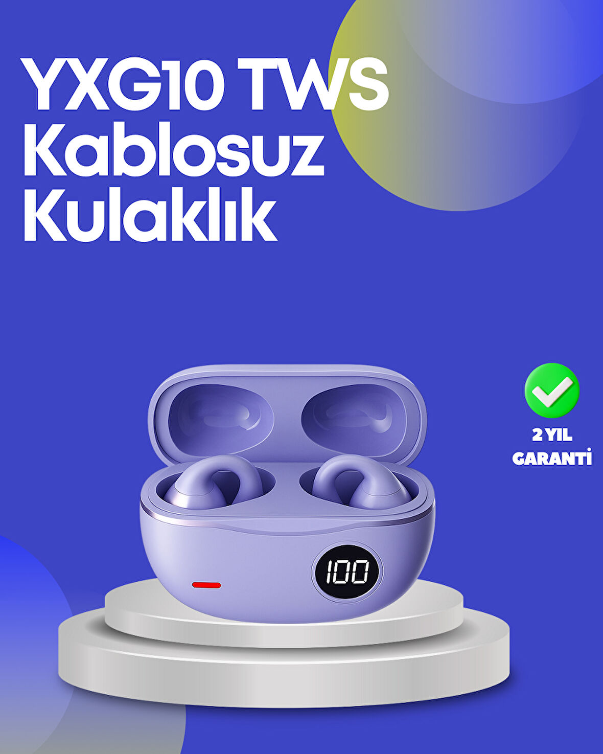 YXG10 Bluetooth Kulaklık – Cilt Dostu Uzun Pil Çift Dil Destekli Akıllı Tasar?