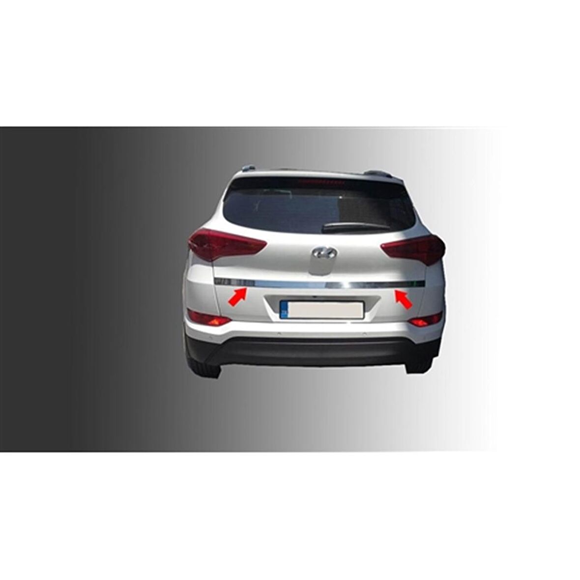 WOC Chrome Hyundai Tucson Krom Bagaj Çıtası 2015-2018 Paslanmaz Çelik