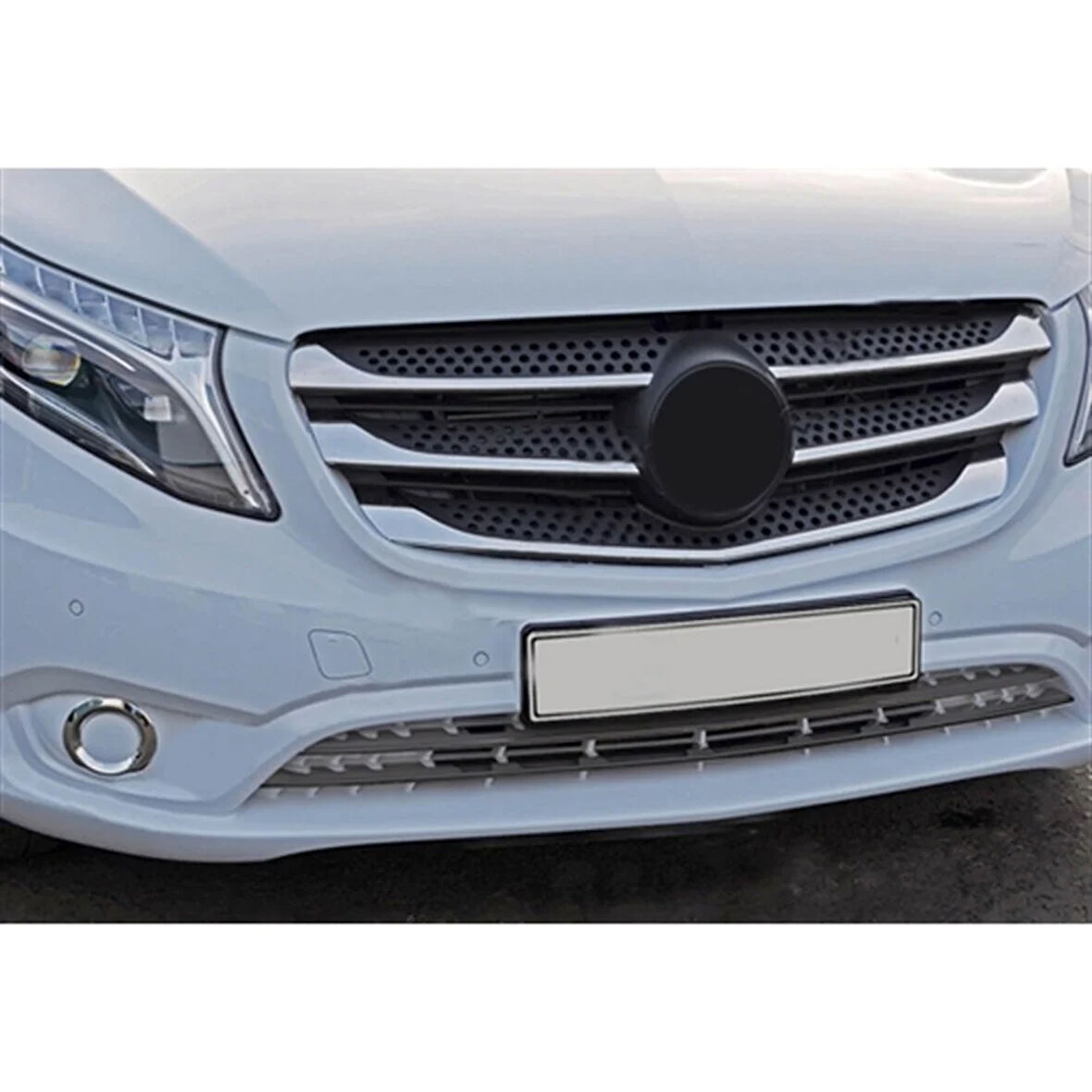 WOC Chrome Mercedes Vito Krom Ön Panjur 2014 Sonrası 5 Parça Paslanmaz Çelik