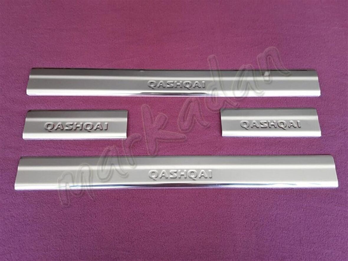 WOC Chrome Nissan Qashqai Krom Kapı Eşiği 2007-2014 4 Parça Paslanmaz Çelik