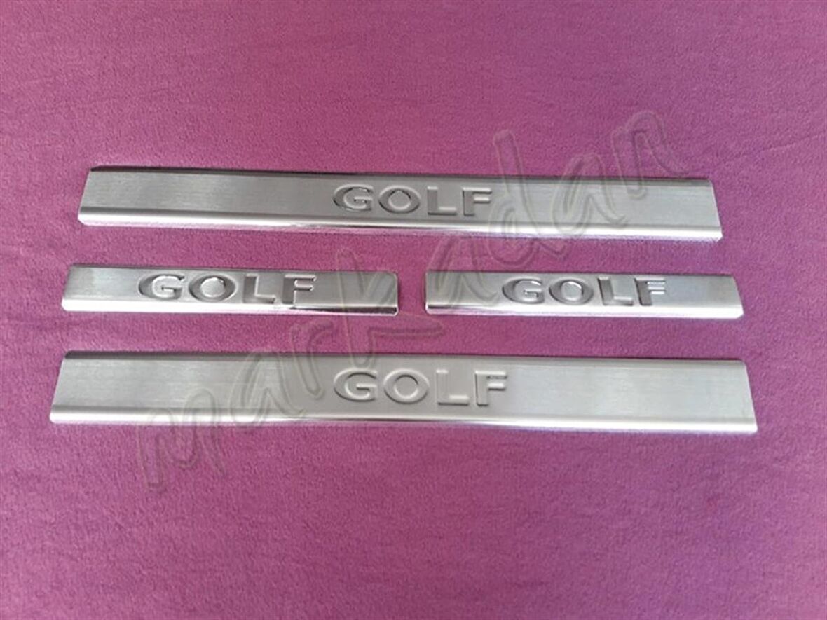 WOC Chrome VW Golf 5 Krom Kapı Eşiği 2004-2009 4 Parça Paslanmaz Çelik