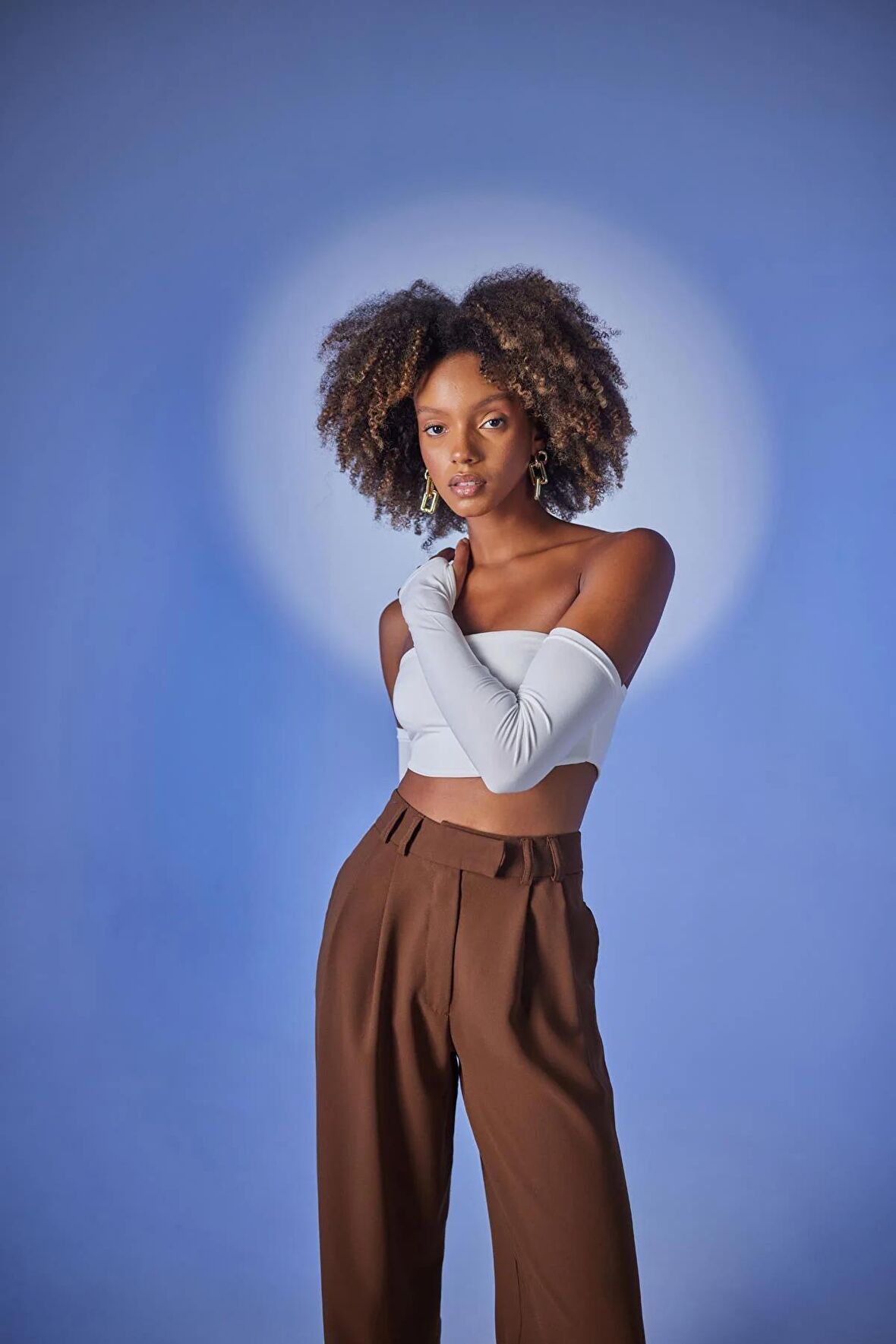 Markano Noir Bluz Ekru