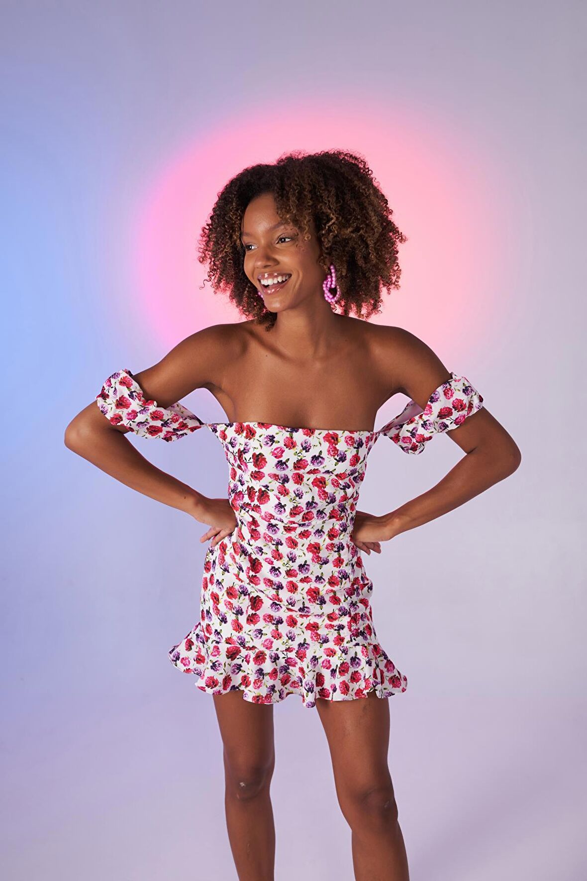 Markano Cassie Elbise Pembe