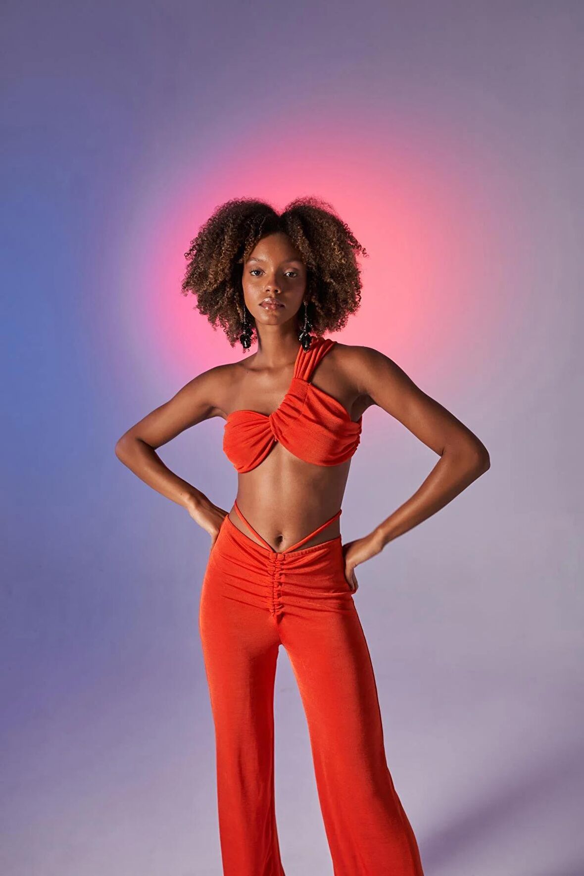 Markano Beatrice Crop Turuncu