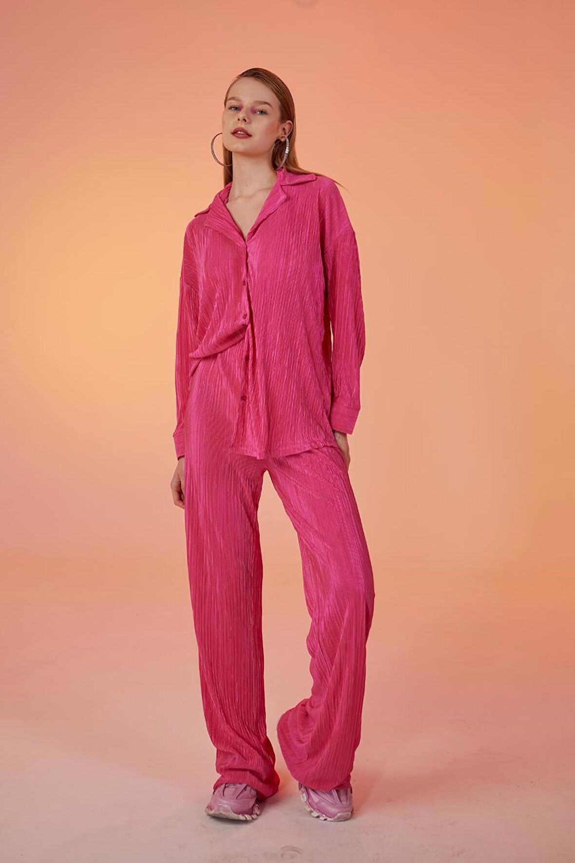 Markano Comfy Pantolon Pembe