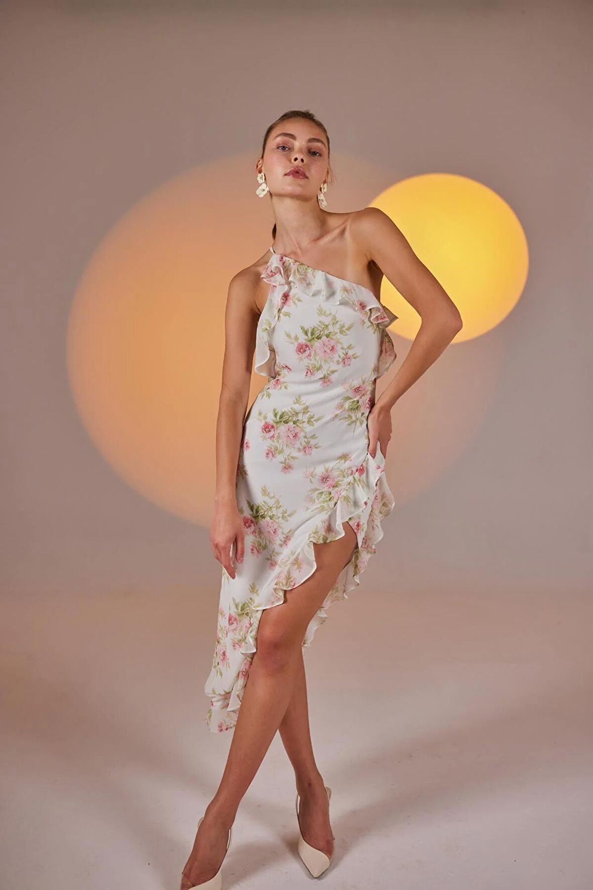 Markano Amorous Elbise Ekru