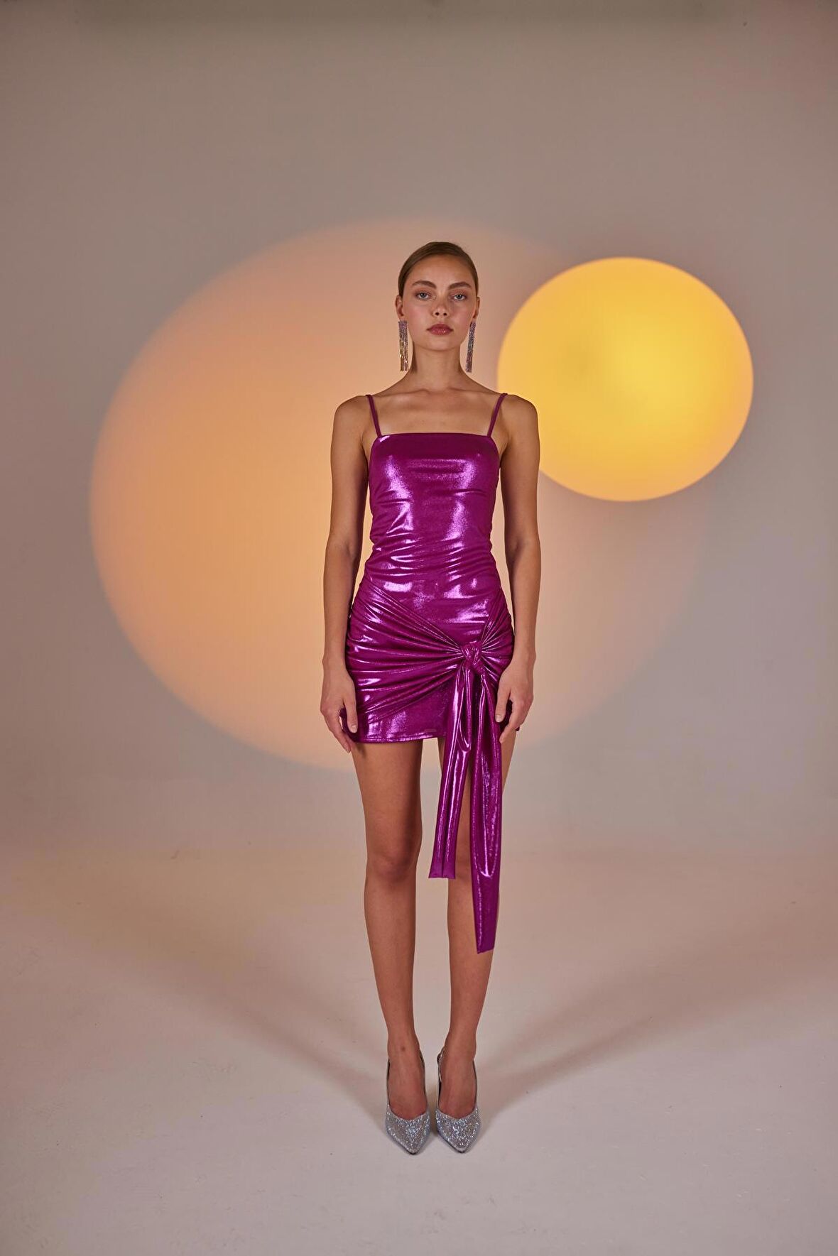 Markano Vivid Elbise Pembe