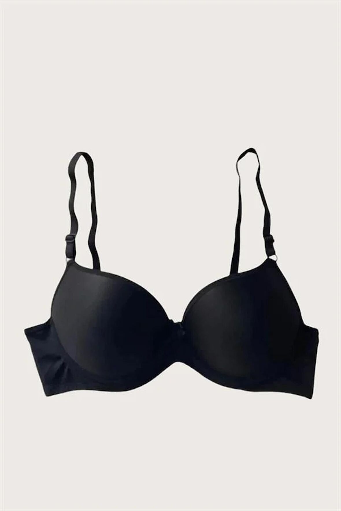 Markano Mikro Kumaş Push Up Dolgulu Balenli Günlük Tek Destekli Sütyen