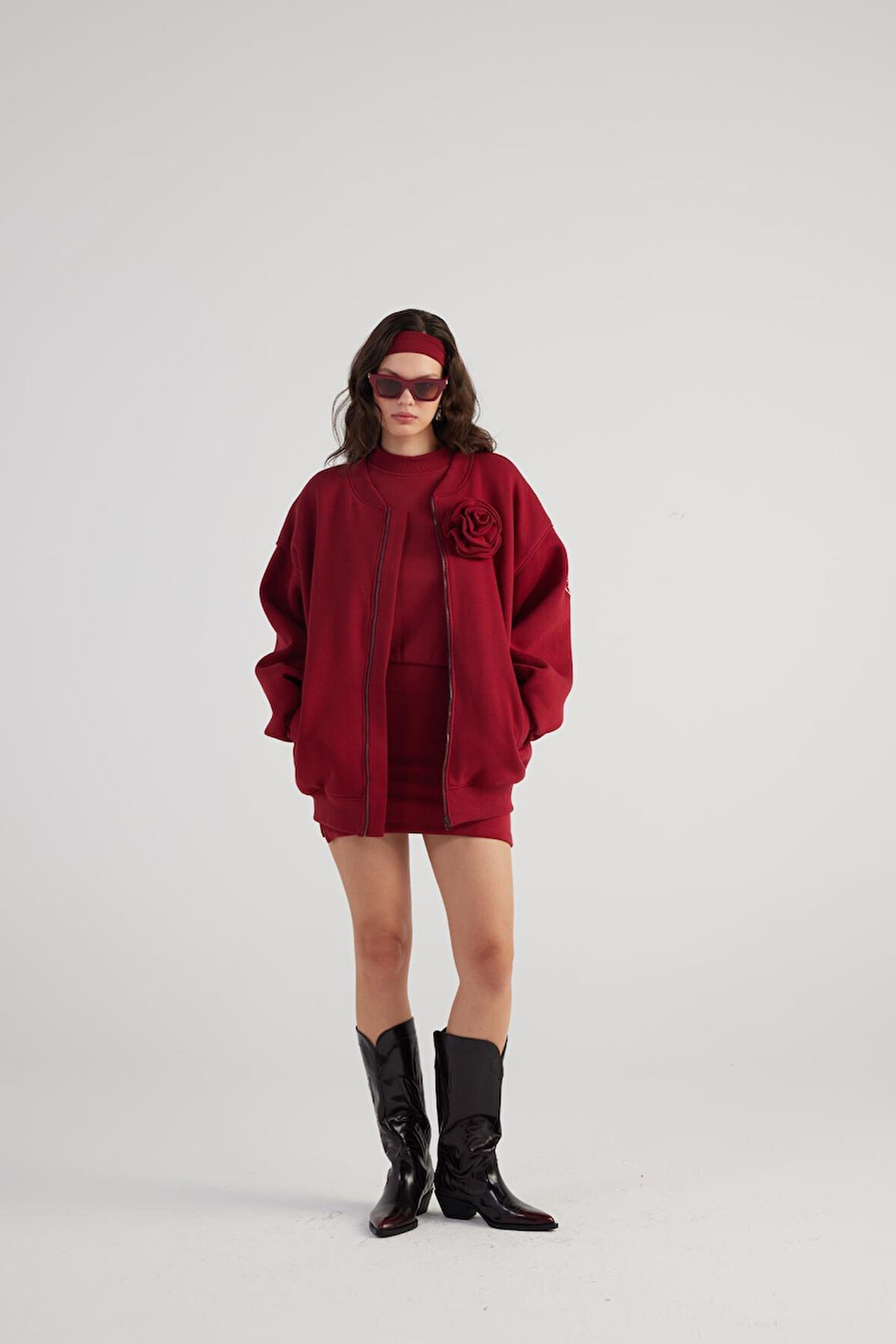 Markano Alexa Bomber Ceket Bordo