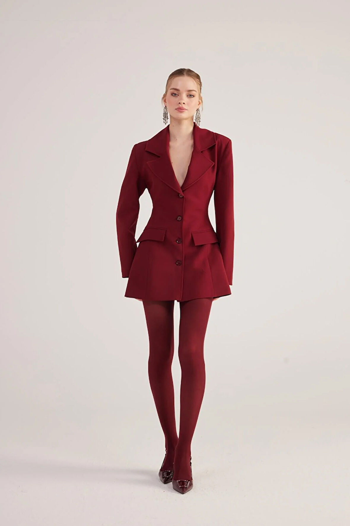 Markano Deja Blazer Ceket Bordo