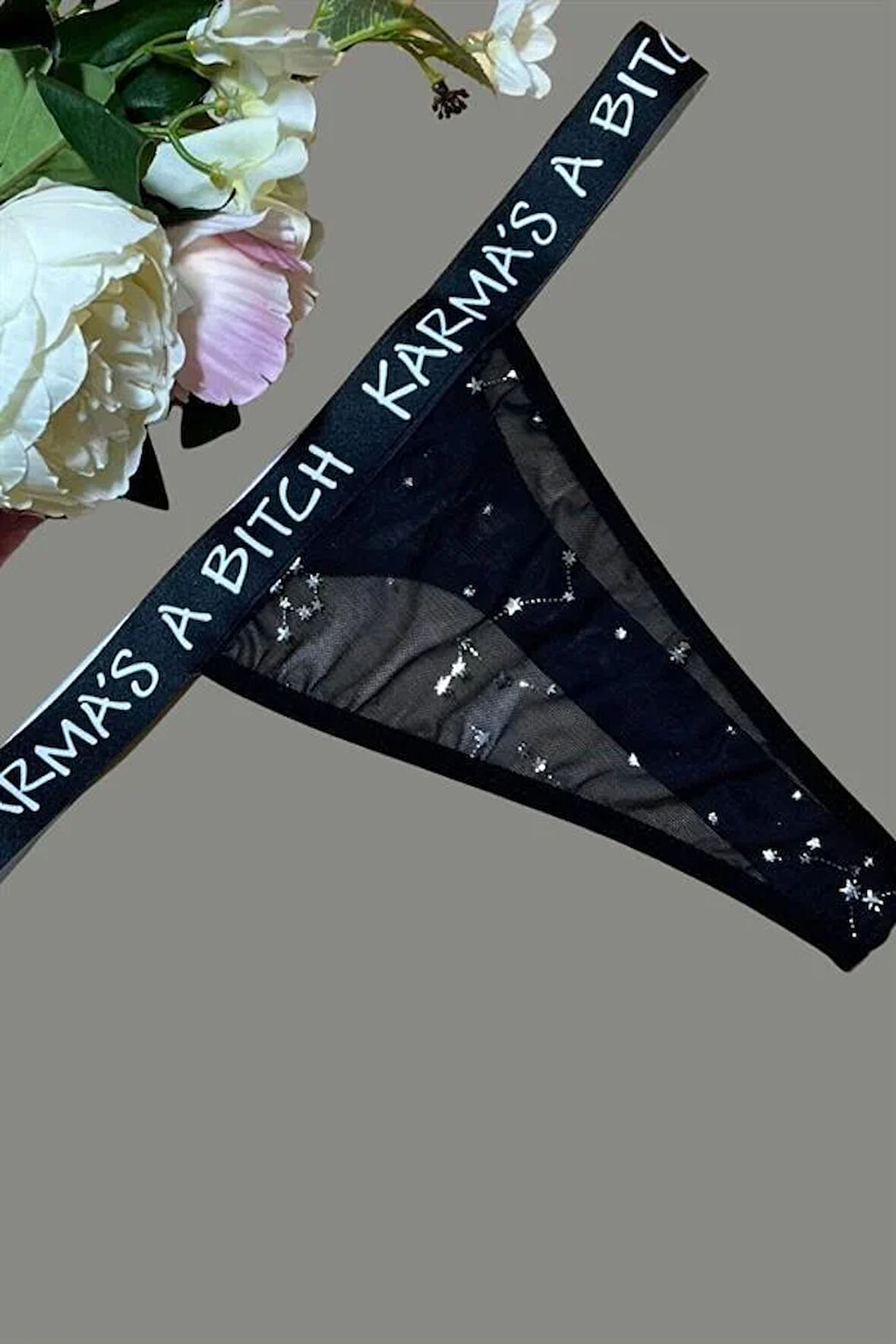 Markano  Yazılı String Tanga