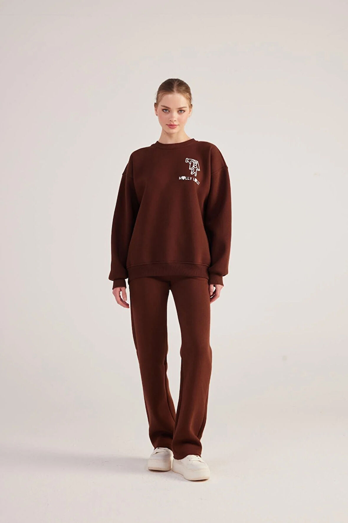 Markano Gaslighting Sweatshirt Kahve