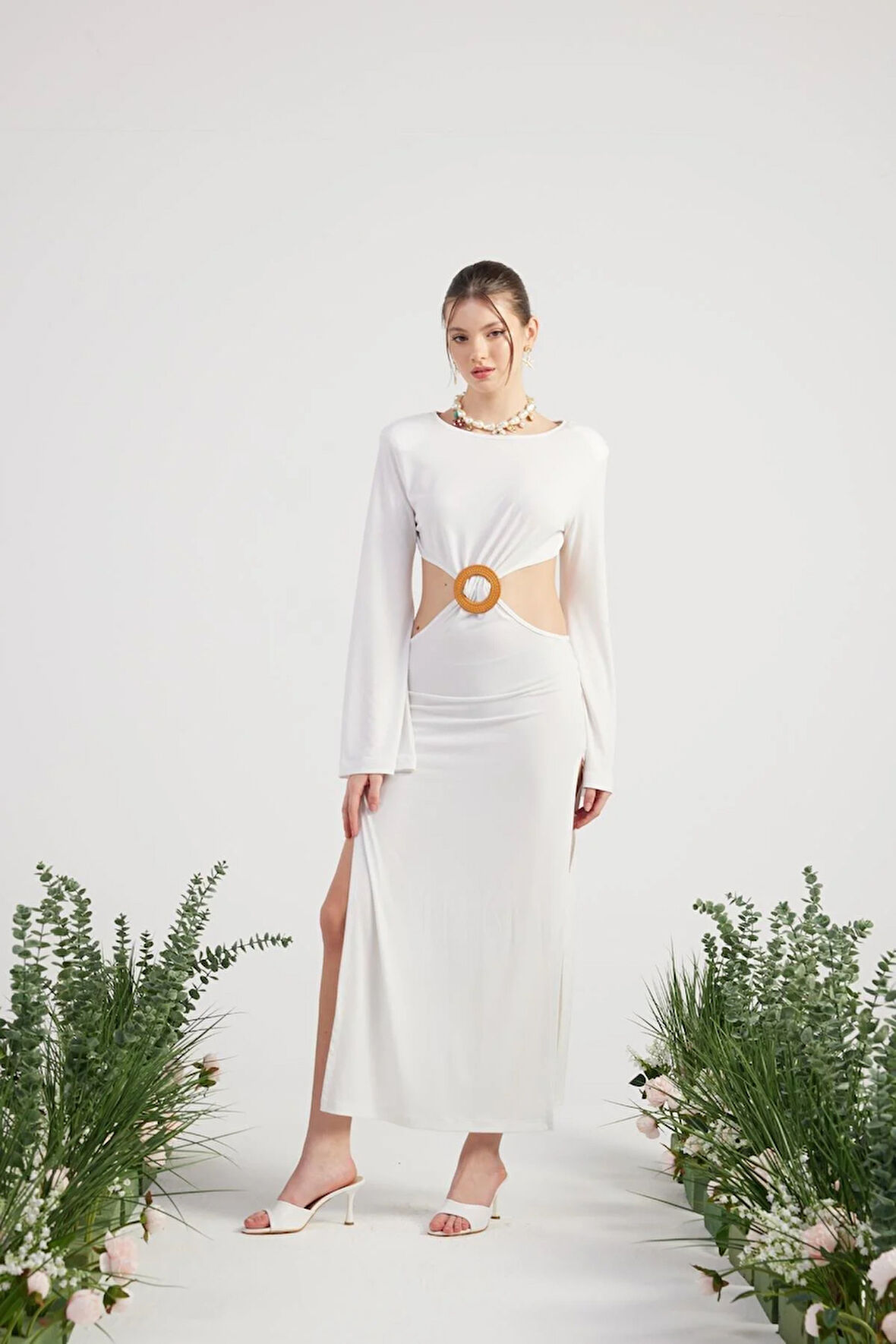 Markano Cameron Elbise Beyaz