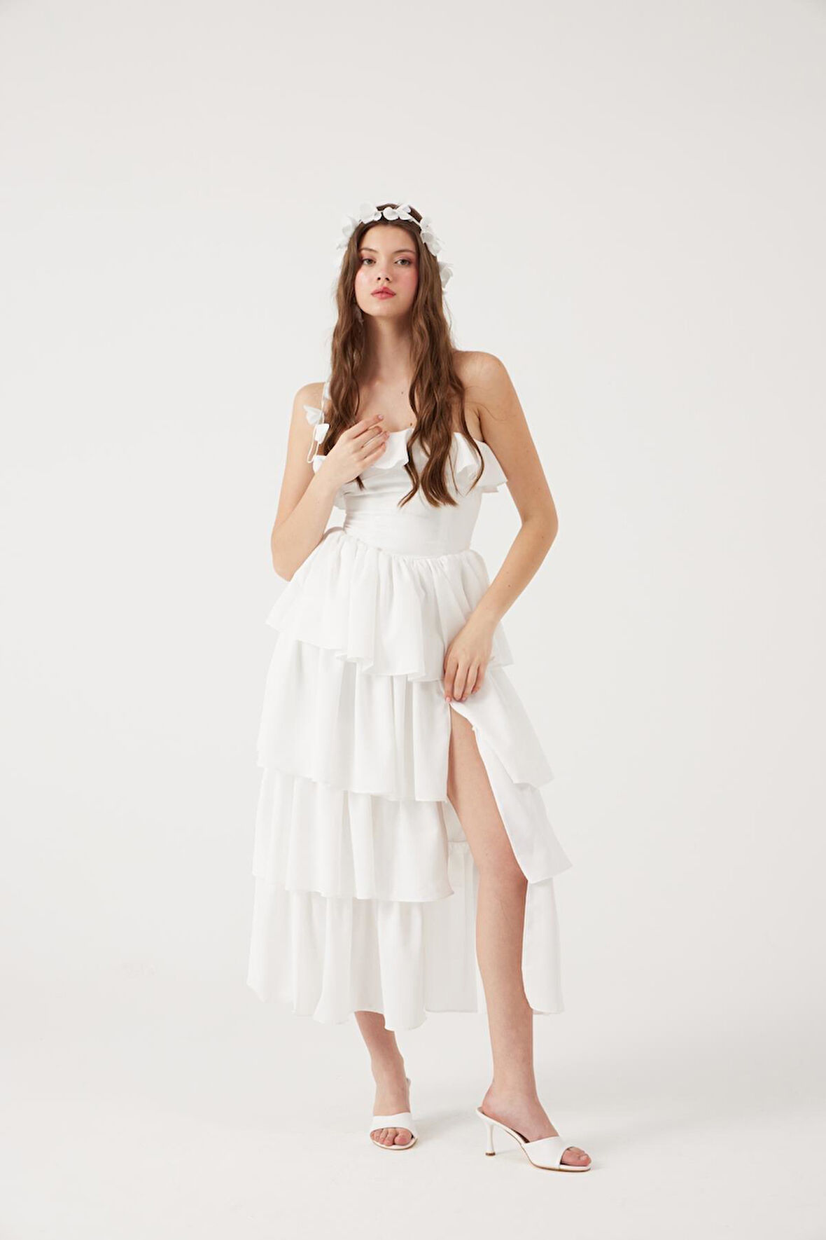 Markano Gracie Elbise Beyaz