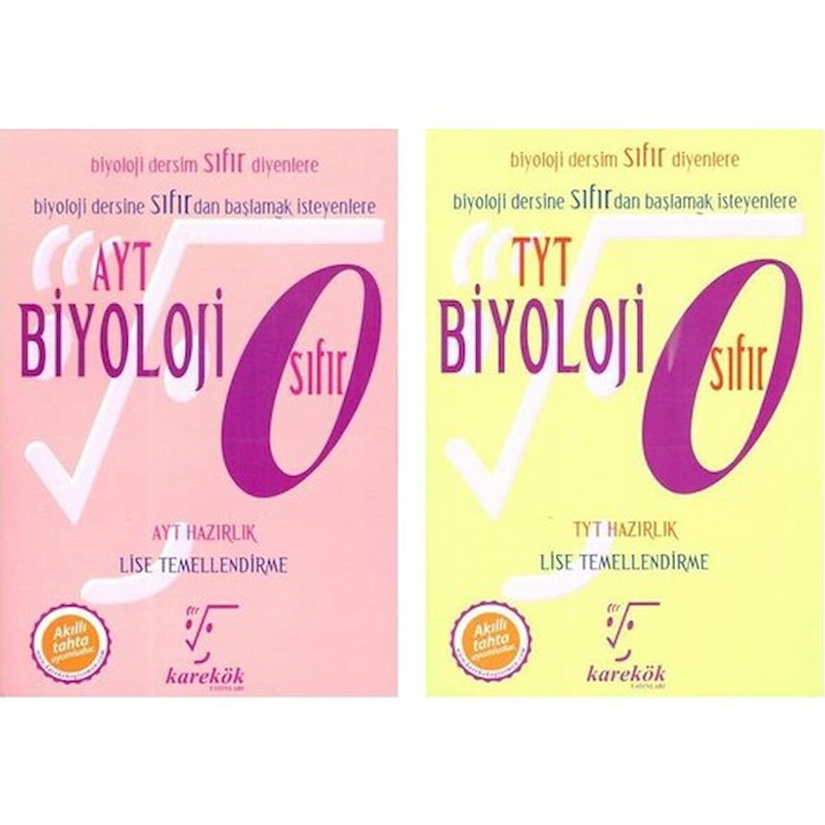 Karekök Tyt Ayt Sıfır Biyoloji Seti 2 Kitap