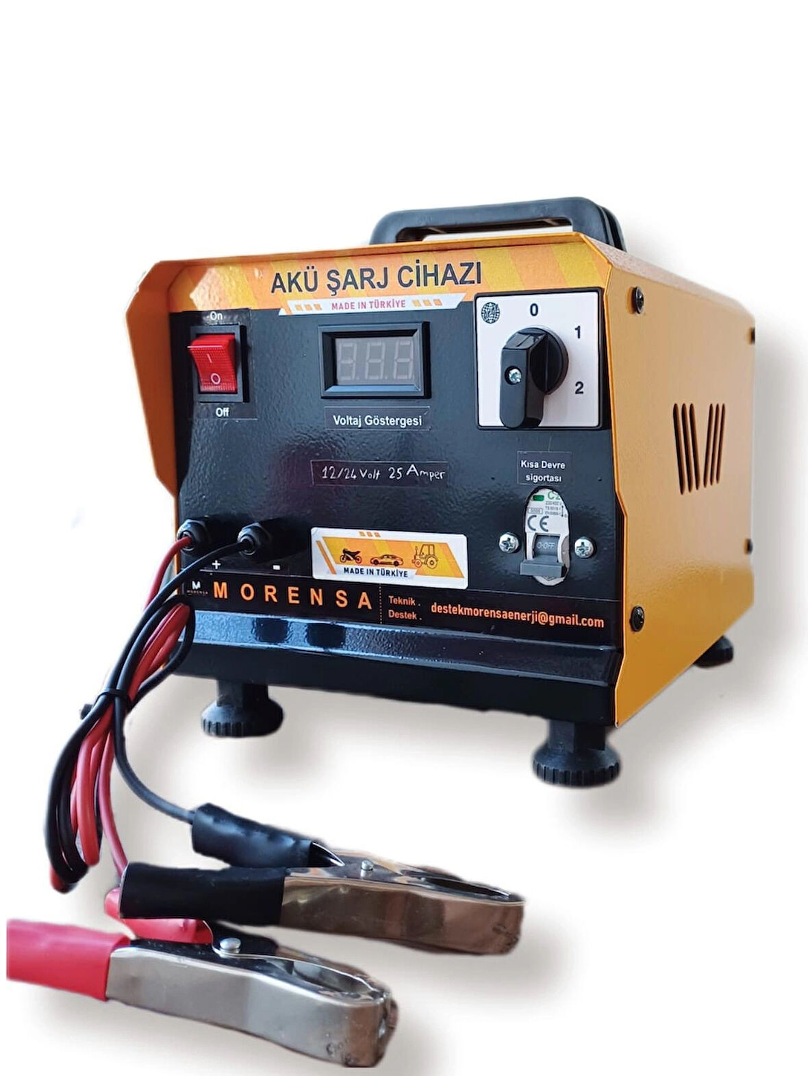 12-24 VOLT 25 AMPER AKÜ ŞARJ CİHAZI