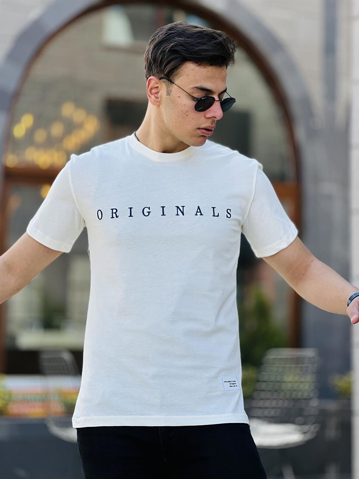 Miron Originals Kısa Kollu Tişört Regular Fit-Limon