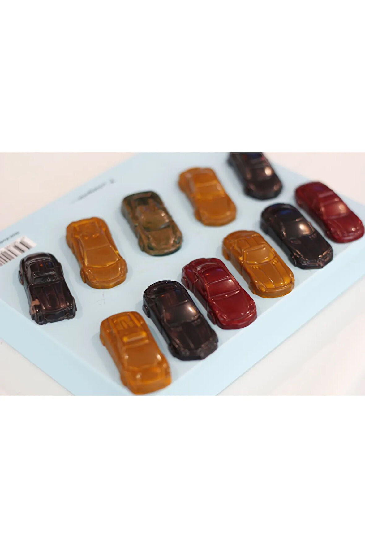 Beyaz Çikolata Dolgulu Lüks Arabalar Sütlü Hediyelik Çikolata (250 gr)