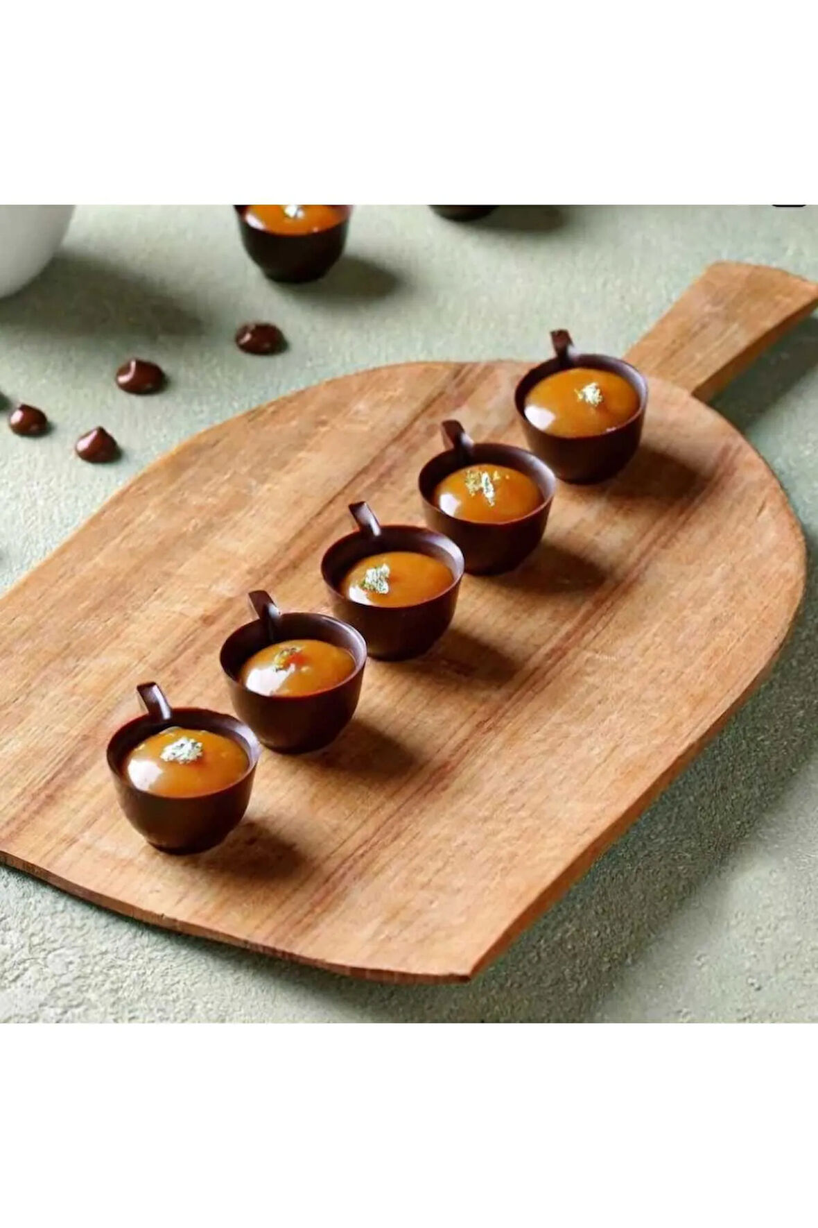 Bitter Çikolata Dolgulu Kahve Fincanı Sütlü Hediyelik Çikolata (750 gr)