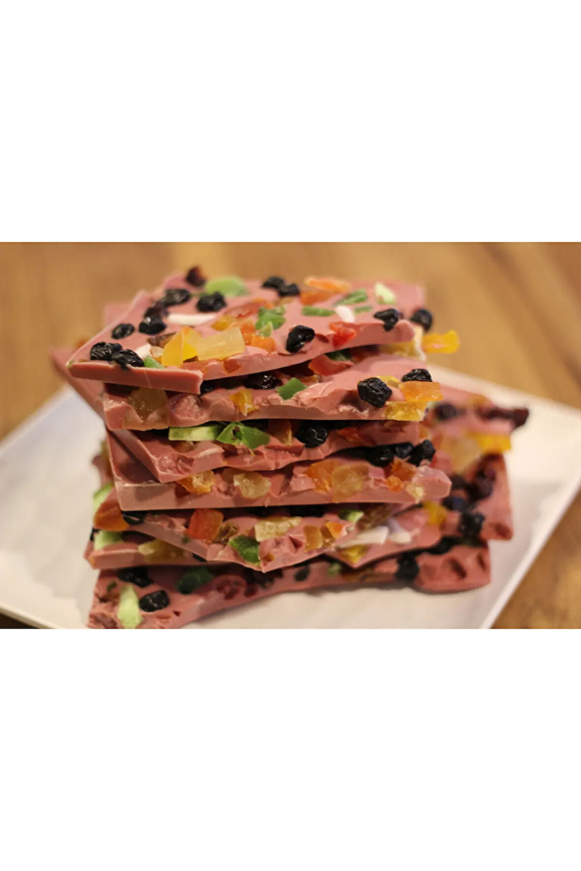 Kırma Bol Meyveli Ruby Çikolatalı Hediyelik Çikolata (500 gr)