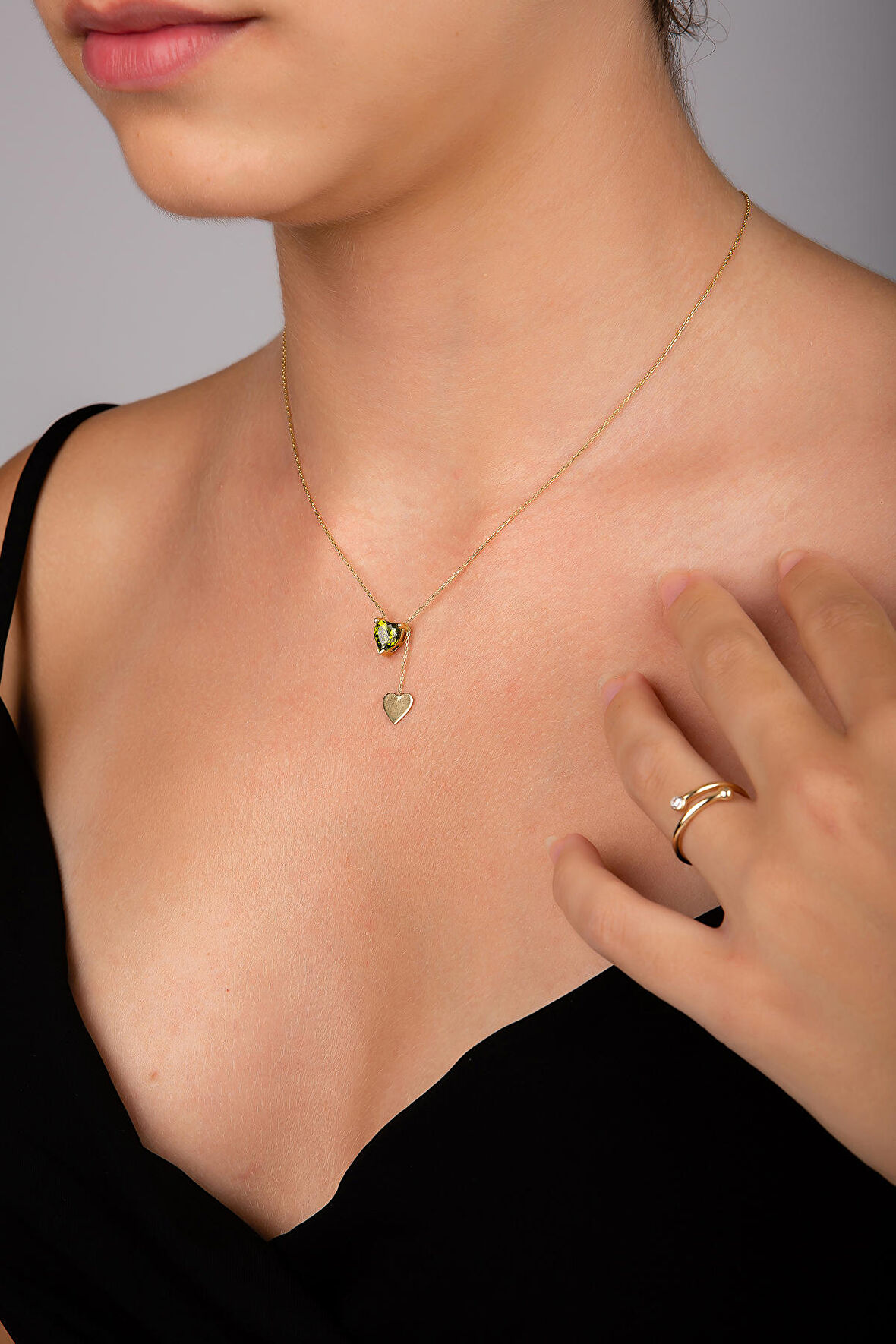 Kalpli Sarkıt Kolye